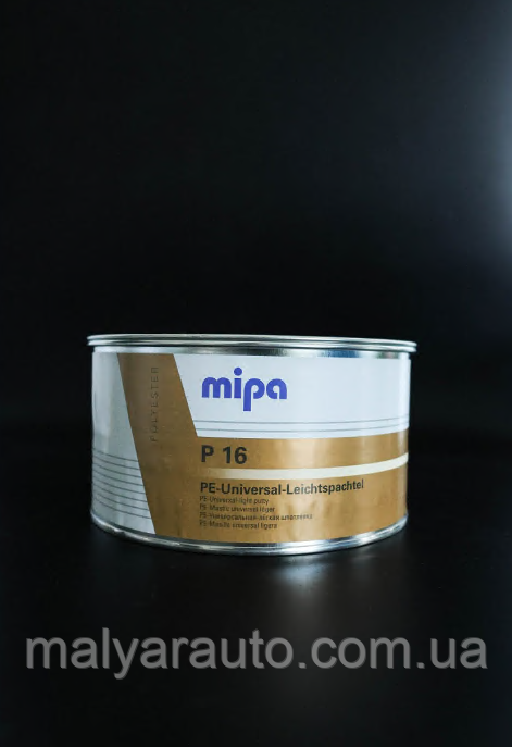 Шпатлівка МІРА Р16 легка універсальна 1л, фото 1