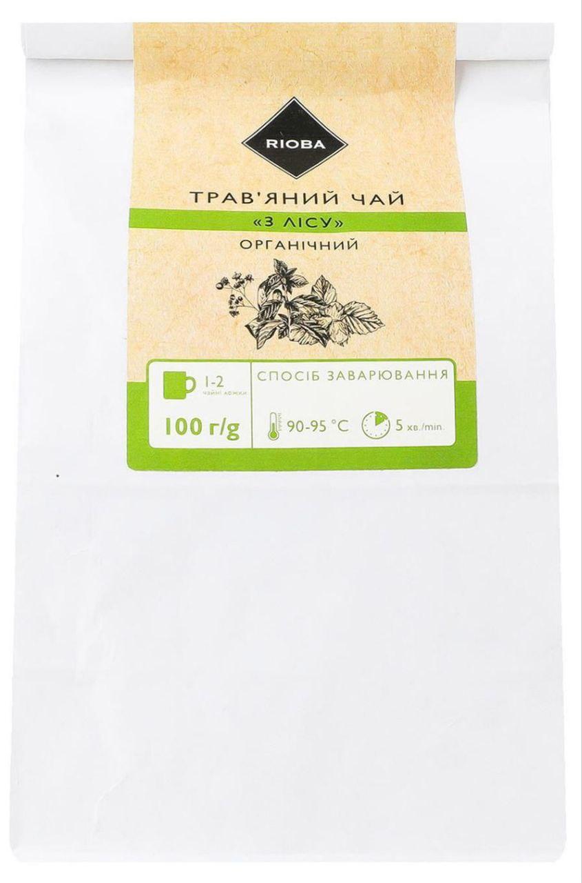 Чай трав’яний Rioba "З ЛІСУ" органічний 100г