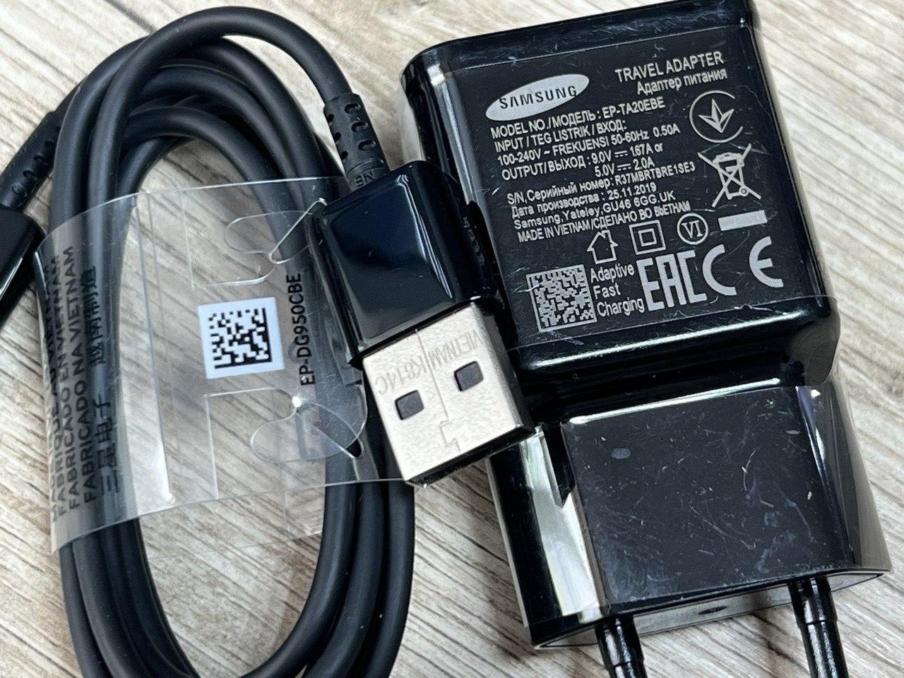 Зарядний пристрій для Samsung Fast Charging Type-C Galaxy s9 s9+ s8+ Note 8 9 a8