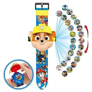 Дитячий годинник з 3D проектором 24 зображення Щенячий патруль Кремеза - Paw Patrol