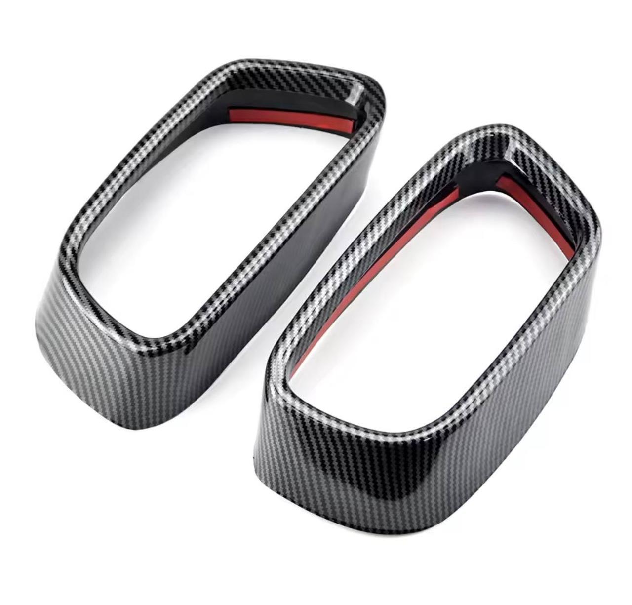 Карбонові насадки глушника BMW M X5 F15 X6 F16 2014-2019 Накладки вихлопу карбон БМВ Х5 Ф15 Х6 Ф16, фото 1