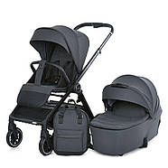 Візок 2 в 1 El Camino Genesis ME 1126 — подвійна вентиляція, PU‑колеса, до 22 кг, фото 2