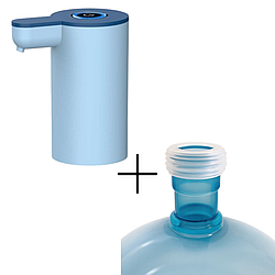 Електрична помпа для води зелена ViO E18 Blue та ущільнювач для електричної помпи силіконовий ViO