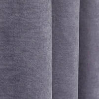 Шторна тканина мікровелюр на метраж, колір блідо-фіолетовий, висота 3м (Petek-223), фото 3