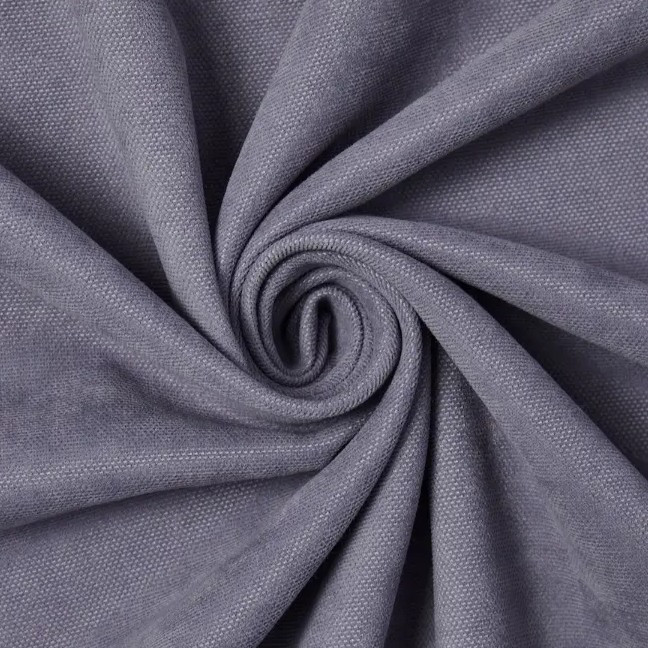 Шторна тканина мікровелюр на метраж, колір блідо-фіолетовий, висота 3м (Petek-223), фото 1