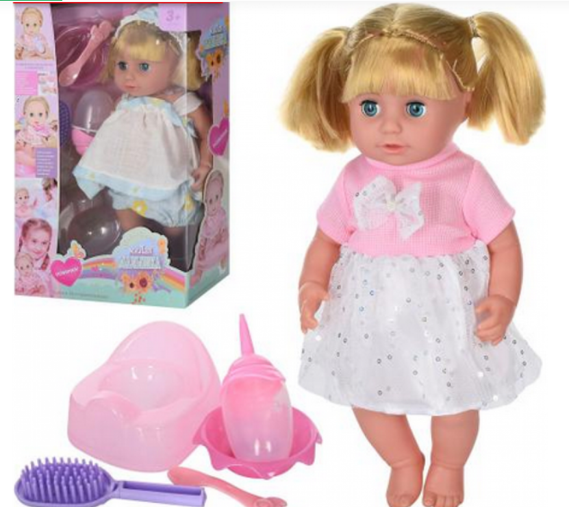 Лялька R321013C5-C6 36 см п'є, ходить на горщик