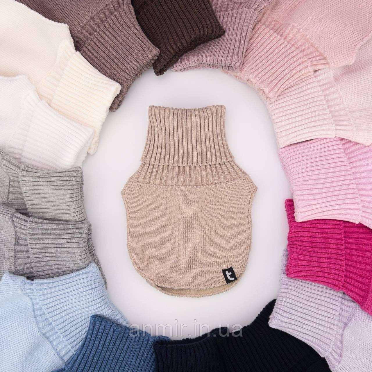 Манішка дитяча однотонна подвійна віскоза розмір 46-52, кольору міксом