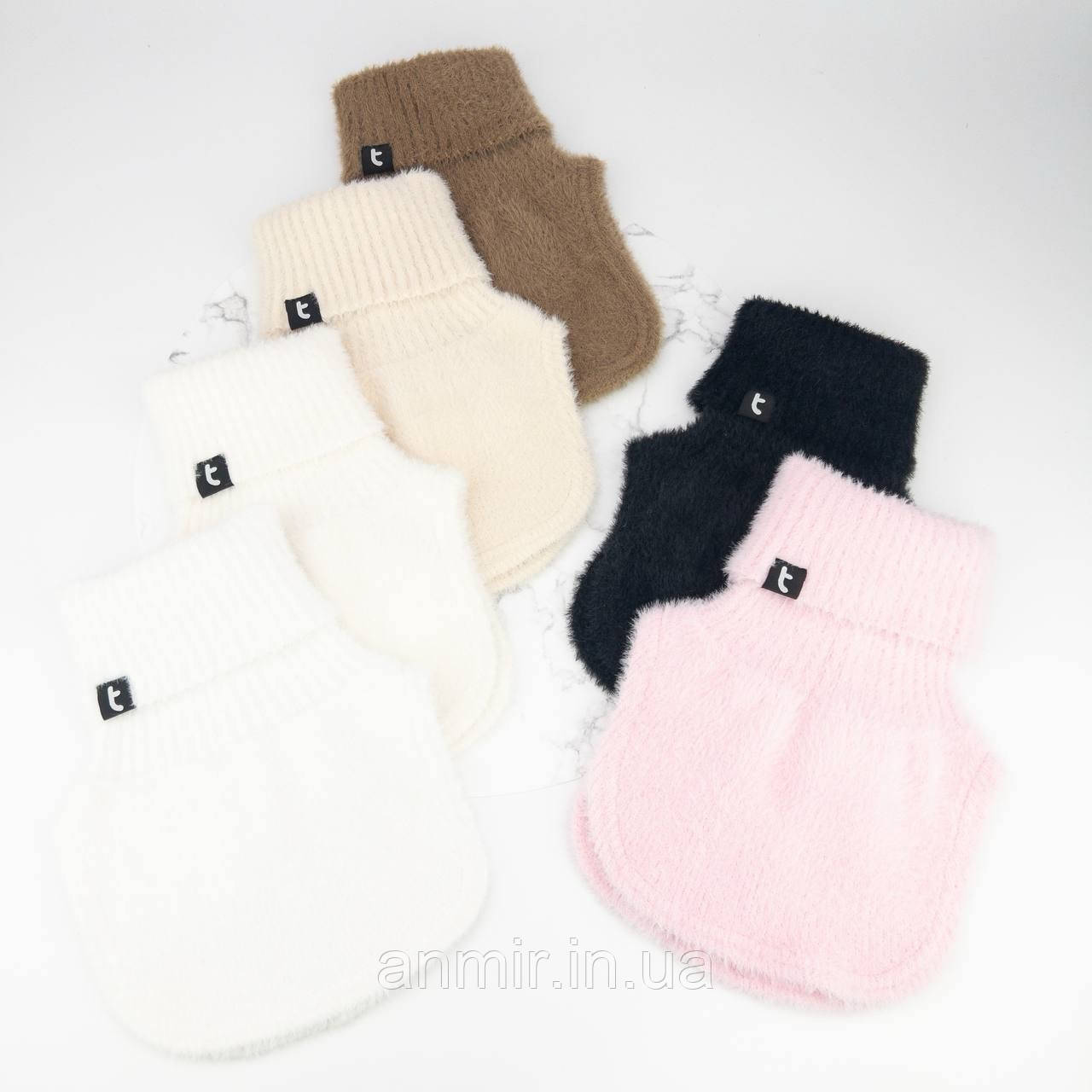 Манишка дитяча одинарна пряжа нейлон розмір one size, кольору міксом