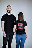 Парні футболки. Чоловіча та жіноча футболки Молнія МакКвін / Саллі, фото 2