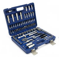 Автомобильный набор инструментов 1/4"&1/2" 94ед. (6-гр.) с металлическими замками СТАНДАРТ STM-0094-6 (авто)