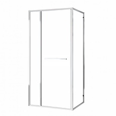 Душова кабіна CRUZE 90*90*200см, тип дверей COME IN, хромований профіль, прозоре скло