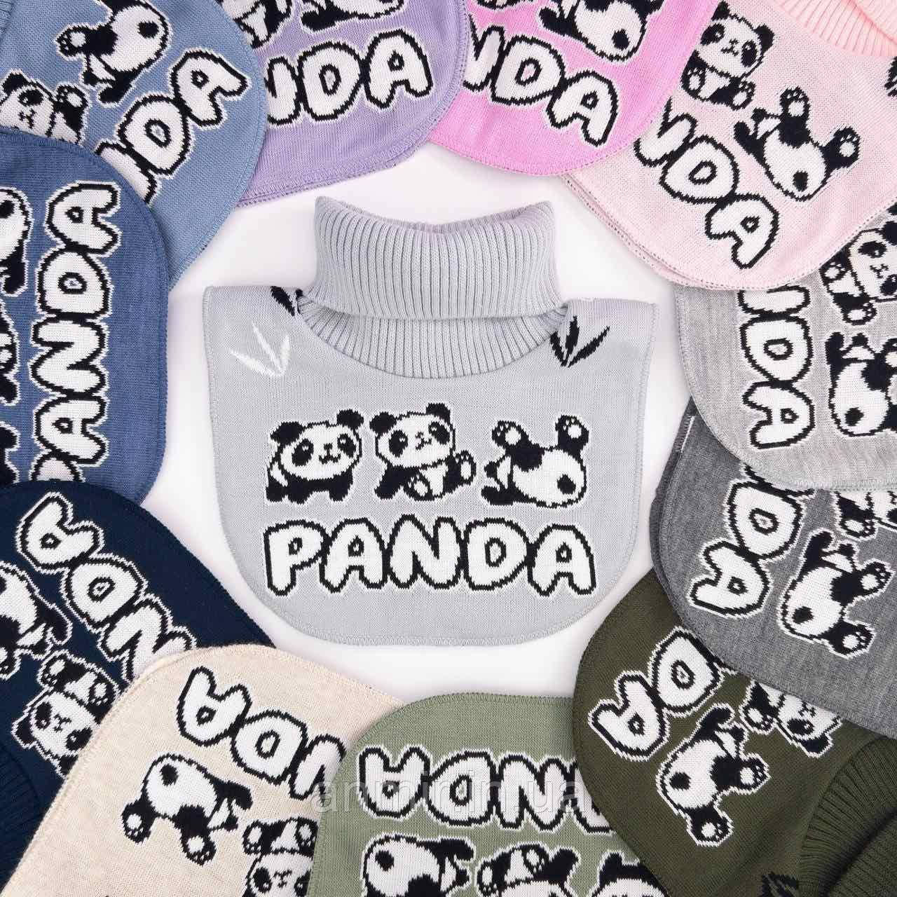 Манішка дитяча PANDA шерсть акрил фліс розмір 46-52, кольору міксом