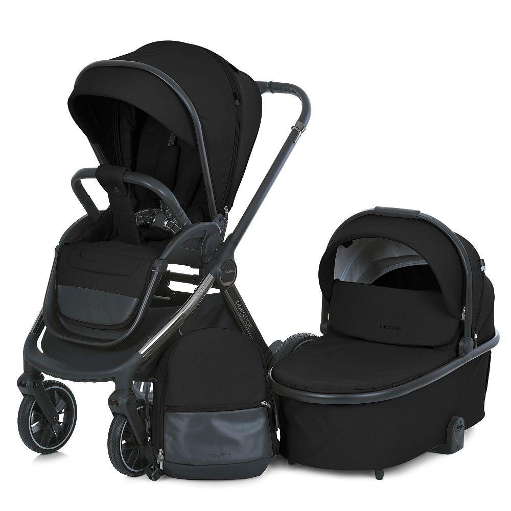 Візок 2 в 1 El Camino Prestige ME 1124-2 — люлька+прогулянковий, реверсивний блок та PU‑колеса, фото 1