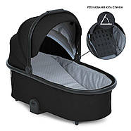 Візок 2 в 1 El Camino Prestige ME 1124-2 — люлька+прогулянковий, реверсивний блок та PU‑колеса, фото 8