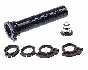 Ручка газу ODI Fusion PRO з підшипником та перехідниками, алюмінієва, Black