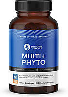 Designs for Sport Multi + Phyto / Комплекс біодоступних вітамінів, мінералів і фітонутрієнтів 120 капсул