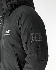 Чоловіча куртка New Balance спортивна утеплена зимова куртка Нью Баланс із капюшоном, фото 5