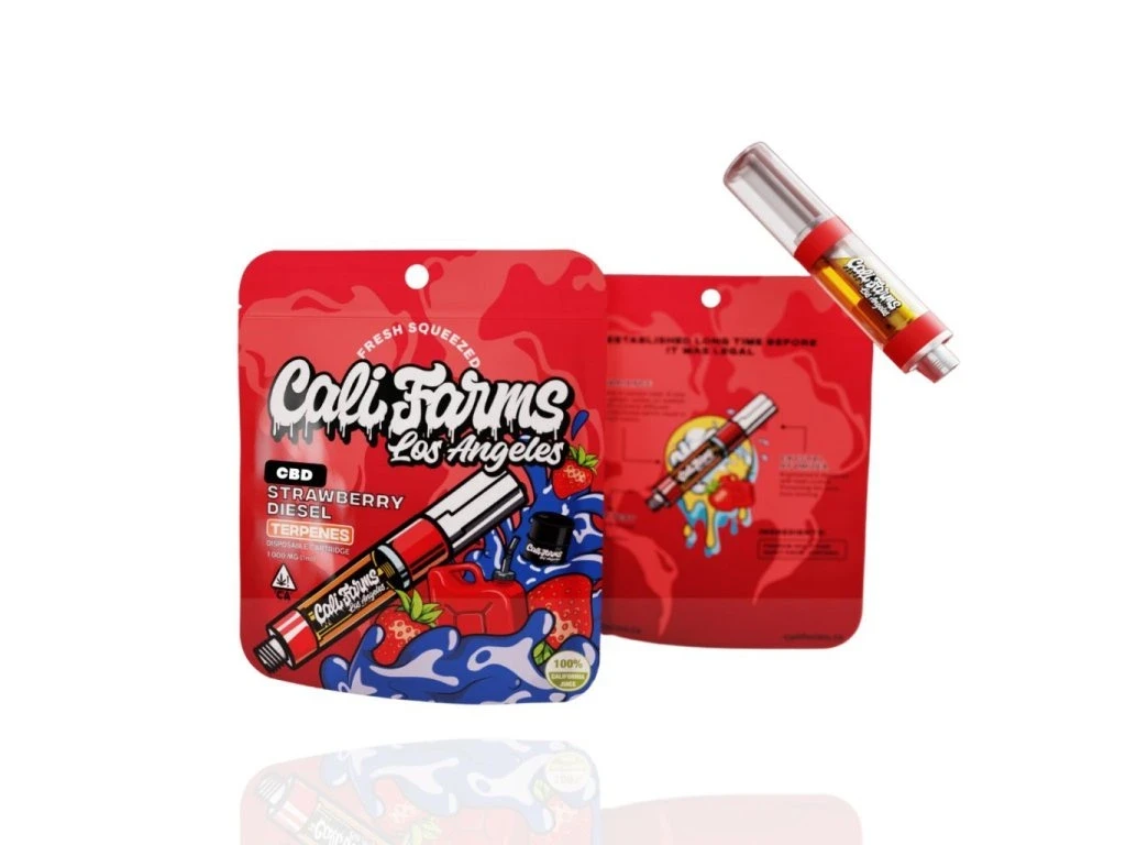 🌿Картридж Cali Farms Strawberry Diesel, фото 1