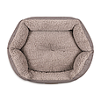 Лежак Pet Fashion Brig для собак, 58х48х20 см кавовий, фото 4