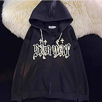 Жіночий худі , Тканина:Тринитка на флісі Манжети з основної тканини Розмір: 42-48 (oversize)