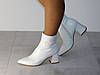 Ботильйони на стійкому підборі демісезон білі, фото 7
