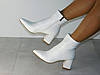 Ботильйони на стійкому підборі демісезон білі, фото 5