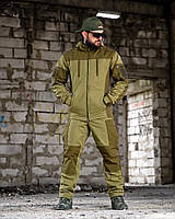 Тактичний зимовий костюм горка олива, Військовий водовідштовхувальний костюм олива, Зимовий костюм хакі на флісі, oyi scv woq