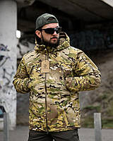 Зимняя тактическая куртка мультикам водоотталкивающая, военная куртка мультикам, армейская зимняя куртка камуфляж, oyi scv woq