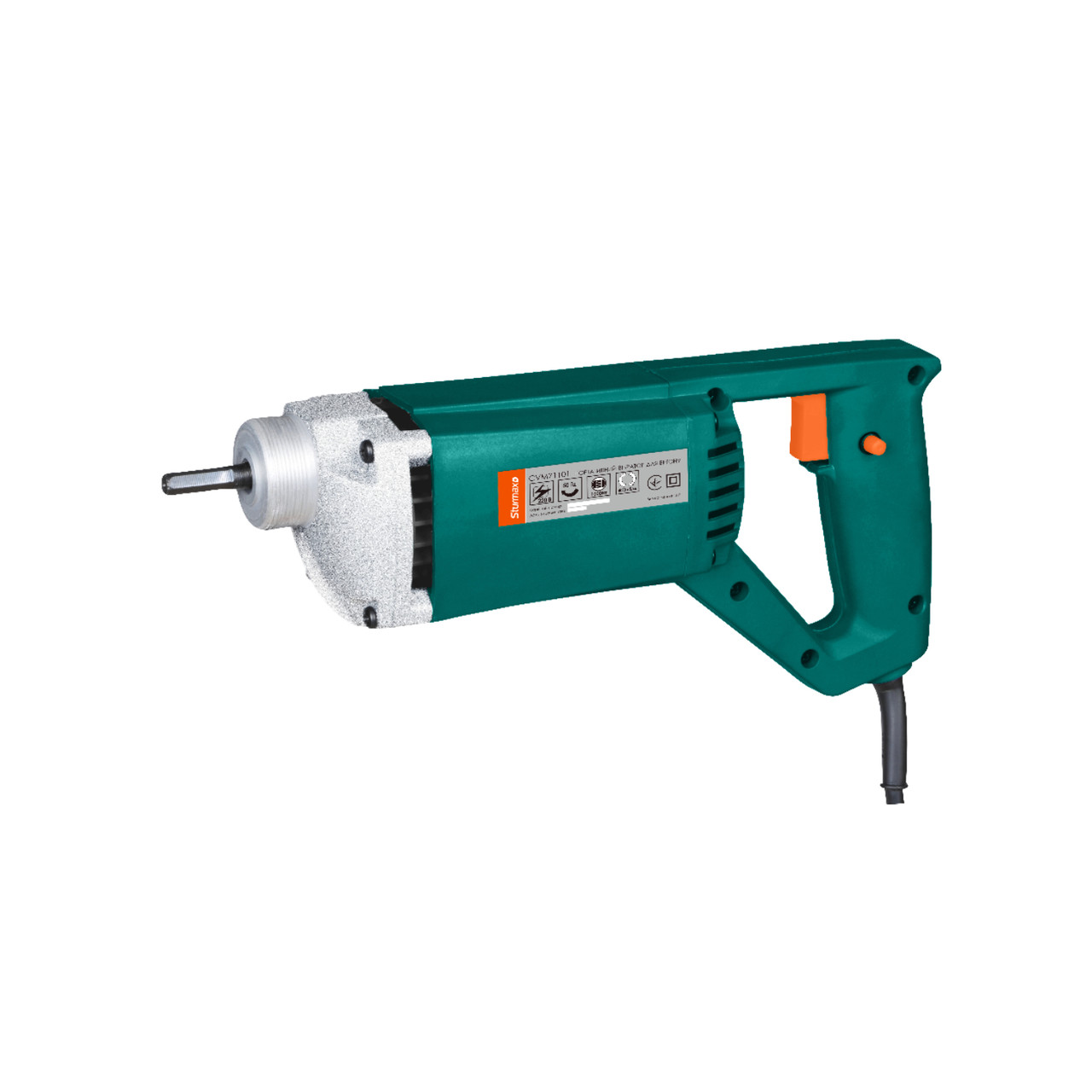 Sturmax CVM71101 Вібратор для бетону 1000 Вт, гнучкий вал 1м, фото 1