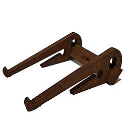 Дерев'яний тримач для ноутбука, Sky-Design PN-002, Коньяк / Універсальна підставка для ноутбука / Підставка для планшета