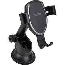 Автомобільний тримач для телефону CHOETECH, з функцією бездротової зарядки 10 W