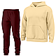 Теплий дитячий спортивний костюм однотонний Бежевий, 4-16 років, фото 2