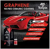 GRAPHENE 9H PRO CERAMIC COATING 50ml нанокерамічне покриття для авто Tonyin T5, фото 2