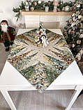 Скатертина на Новорічний стіл 97х100 см. гобеленова RUNNER1387FN, фото 5