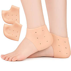 Силіконові нап’ятники від тріщин і мозолів / Силіконовий захист для п’ят / Протектор для п’ят із перфорацією