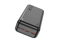 ​​ Повербанк Hoco J101А PowerBank 20000 mAh портативний акумулятор зарядний пристрій Чорний, фото 3