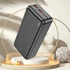 ​​ Повербанк Hoco J101А PowerBank 20000 mAh портативний акумулятор зарядний пристрій Чорний, фото 4