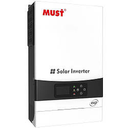 Гібридний інвертор, 6000 Вт, 80 А, MUST PV19-6048EXP / Сонячний інвертор / Багаторежимний перетворювач енергії