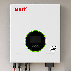 Гібридний інвертор 10000Вт, MUST PV19-10048 EXP / Автономний інвертор / Інвертор для сонячних батарей