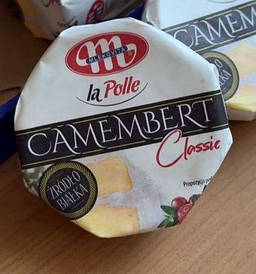 Сир Камамбер La Polle Camembert Classic 120гр, Mlekovita, Польща