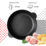 Сковорода жаровня чавунна Ø24 см Brizoll, фото 5