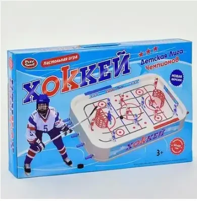 Хокей настільний на штангах — командна гра з фішками та шайбами, фото 1