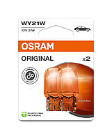 Osram 7504-2BL Автомобільна лампа WY21W 12V 21W WX3X16D ORIGINAL LINE 2 шт.