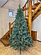 Штучна ялинка Кедр 1.5 м. Ялинка лита, як справжня. Ялина розбірна. Українське виробництво, фото 4