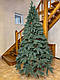 Штучна ялинка Кедр 1.5 м. Ялинка лита, як справжня. Ялина розбірна. Українське виробництво, фото 9