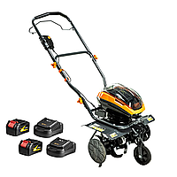 Культиватор акумуляторний GTM BT56 + 2 АКБ і ЗП (BT56_KIT)