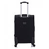 Набір тканинних валіз 2 шт Bonro Tourist (L+M) великий середній чорний на колесах із висувною ручкою та кодовим замком, фото 7