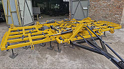 Культиватор причепний суцільного обробітку КПС-5 Гермес, 4 ряда, ширина 5 м, з двохвитковими стійками