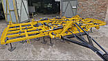 Культиватор причепний суцільного обробітку КПС-5 Гермес, 4 ряда, ширина 5 м, з двохвитковими стійками, фото 5