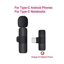 Мікрофон петличний бездротовий К9 для смартфона з Type-C, фото 5